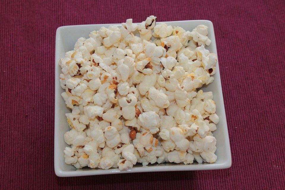 Süßes Popcorn aus der Mikrowelle