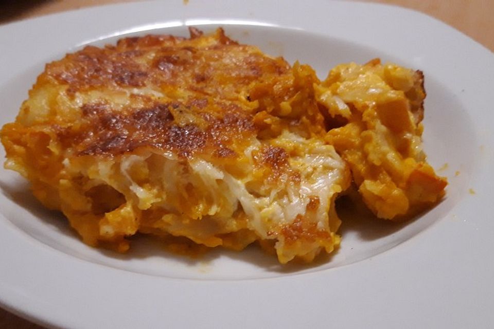 Kürbis - Mozzarella - Lasagne