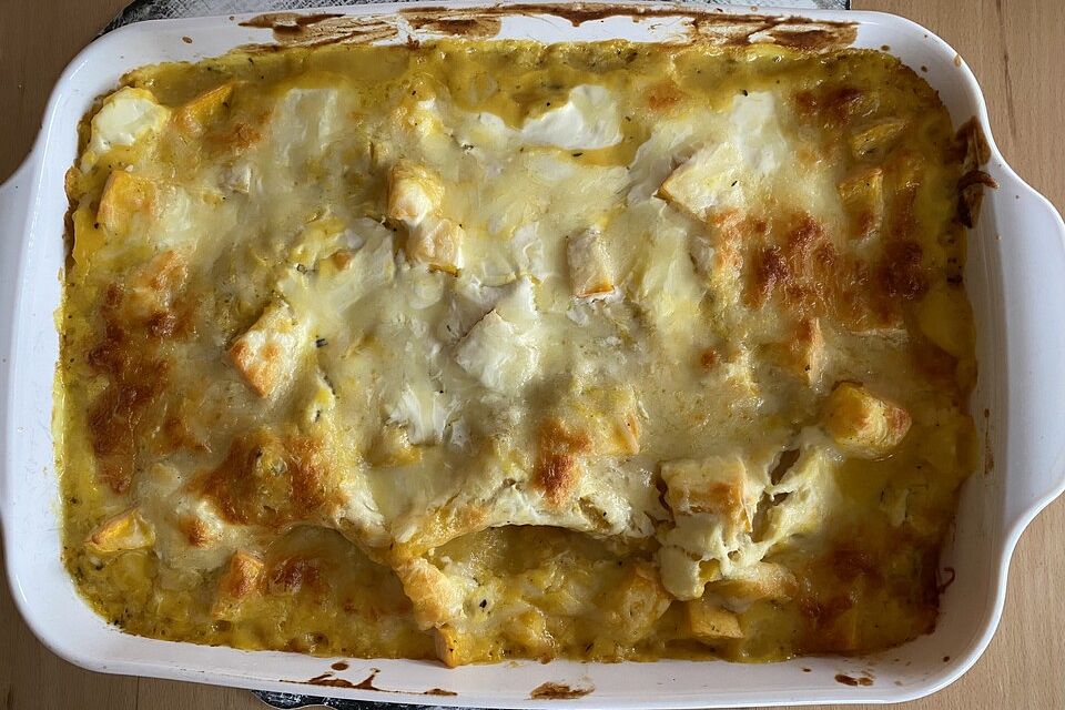 Kürbis - Mozzarella - Lasagne