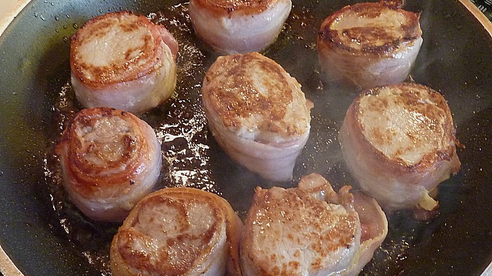 Schweinemedaillons in Portwein - Rahmsauce