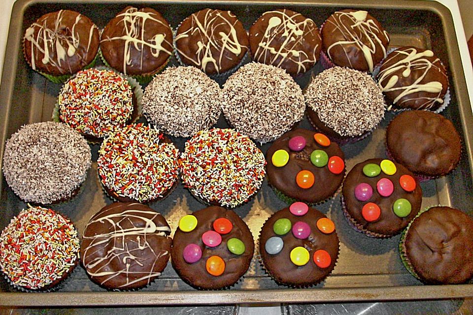 Double Chocolate Muffins Double Chocolate Muffins