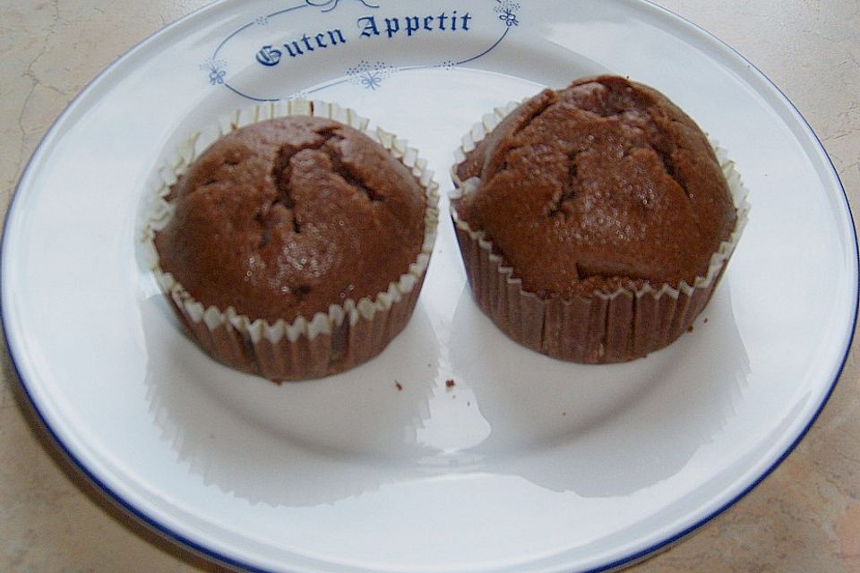 Double Chocolate Muffins Double Chocolate Muffins