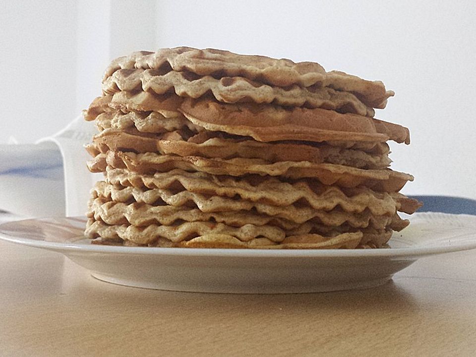Vollkornwaffeln mit Zimtsahne von Nicky0110| Chefkoch