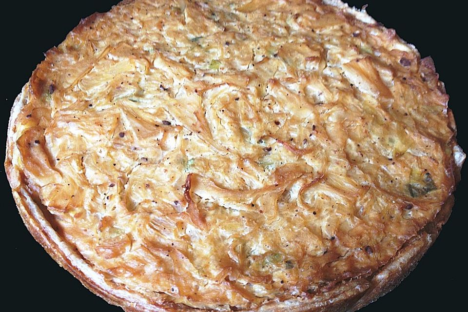 Sauerkraut-Ananas-Quiche