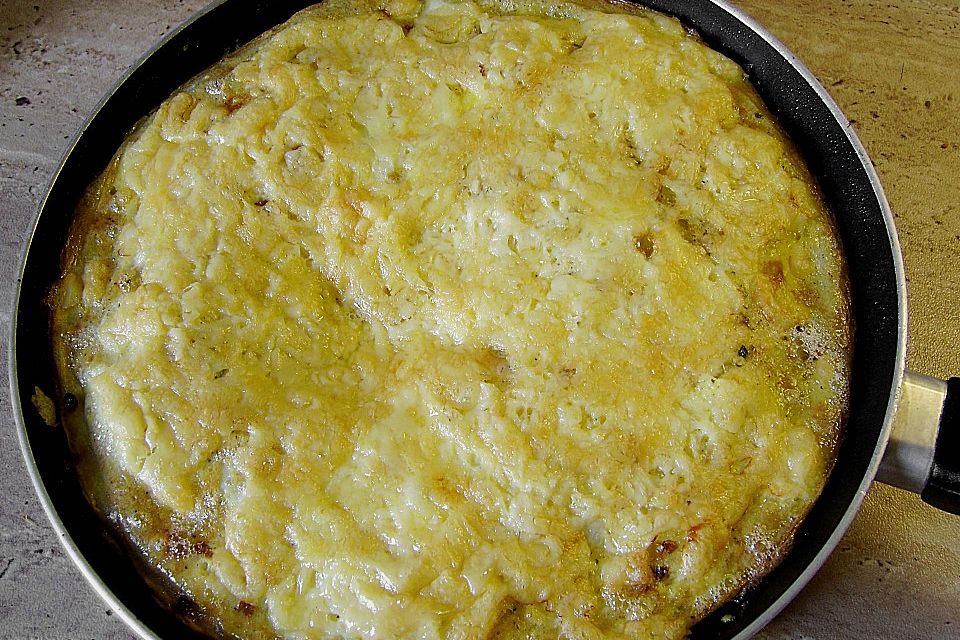 Überbackene spanische Tortilla