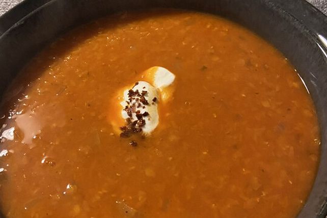 Türkische rote Linsensuppe von Sophia64| Chefkoch