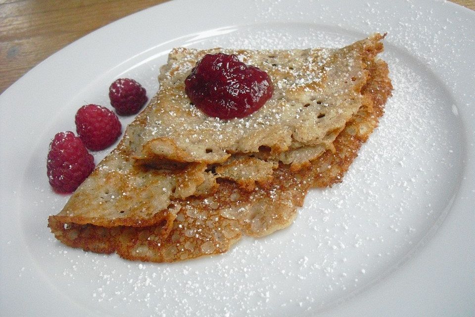 Luftige Buchweizenpfannkuchen