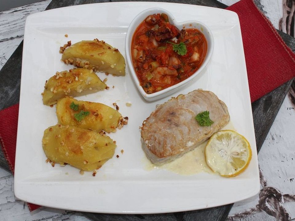 Scampi mit Paprika - Zwiebel - Soße von Schisi| Chefkoch