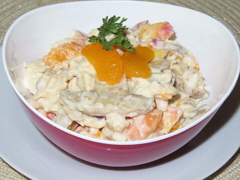 Fruchtiger Geflügelsalat von duffelino| Chefkoch