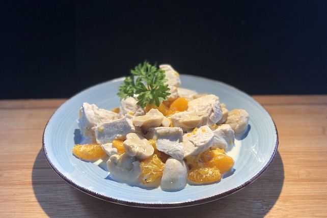 Fruchtiger Geflügelsalat von duffelino| Chefkoch