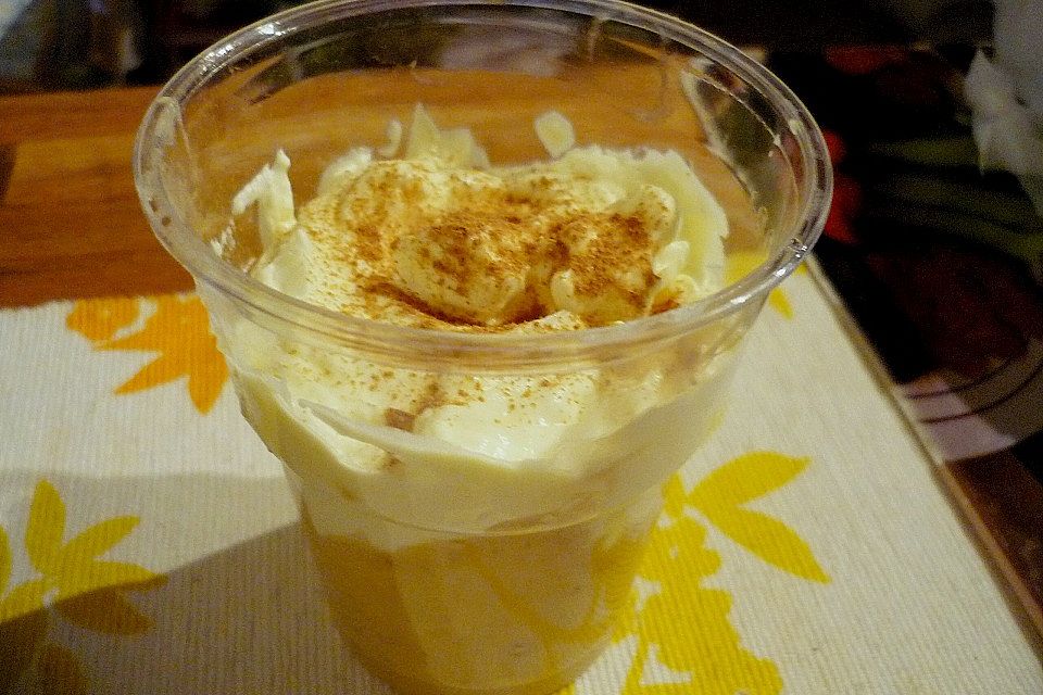 Bananenmus - Creme - Dessert