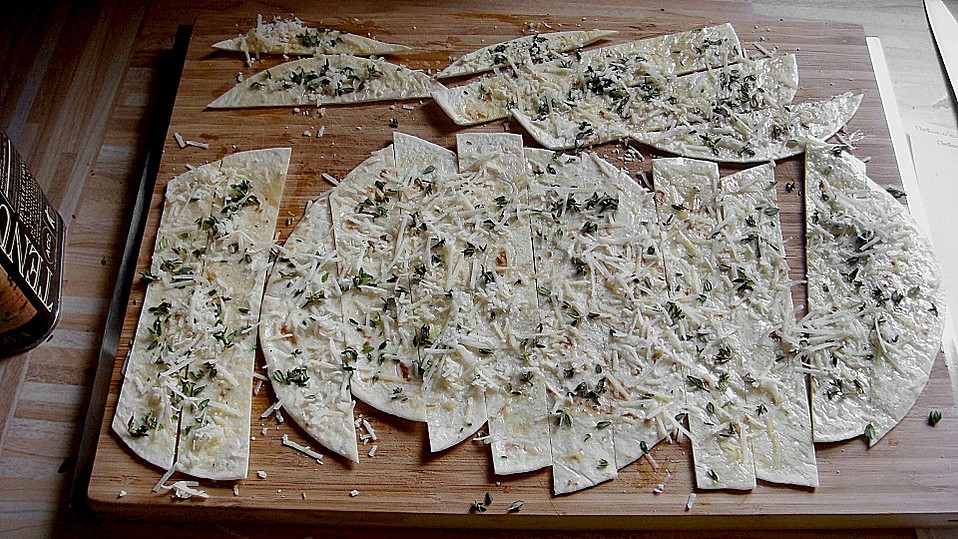 Apfel - Lachs - Tatar auf Wasabispiegel von francette