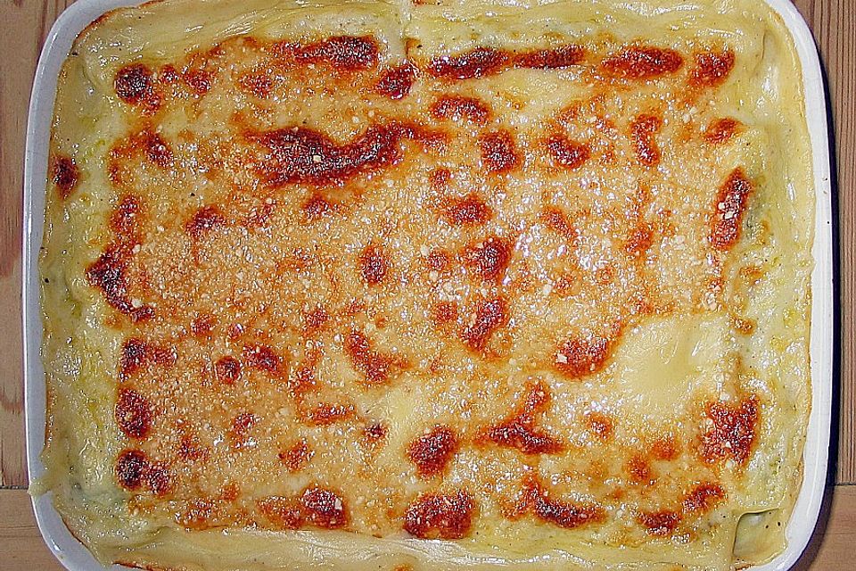 Lasagne mit Spinat und Ricotta