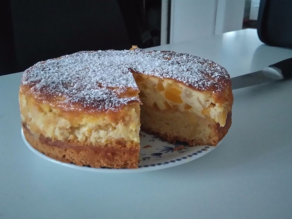 Pfirsich - Schmand - Kuchen von wilana | Chefkoch