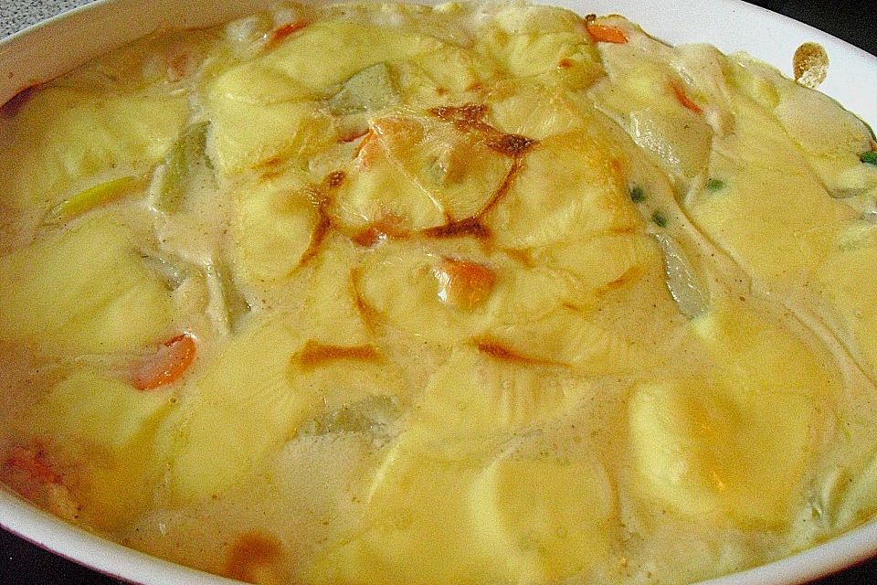 Überkrustete Kohlrabi Überkrustete Kohlrabi
