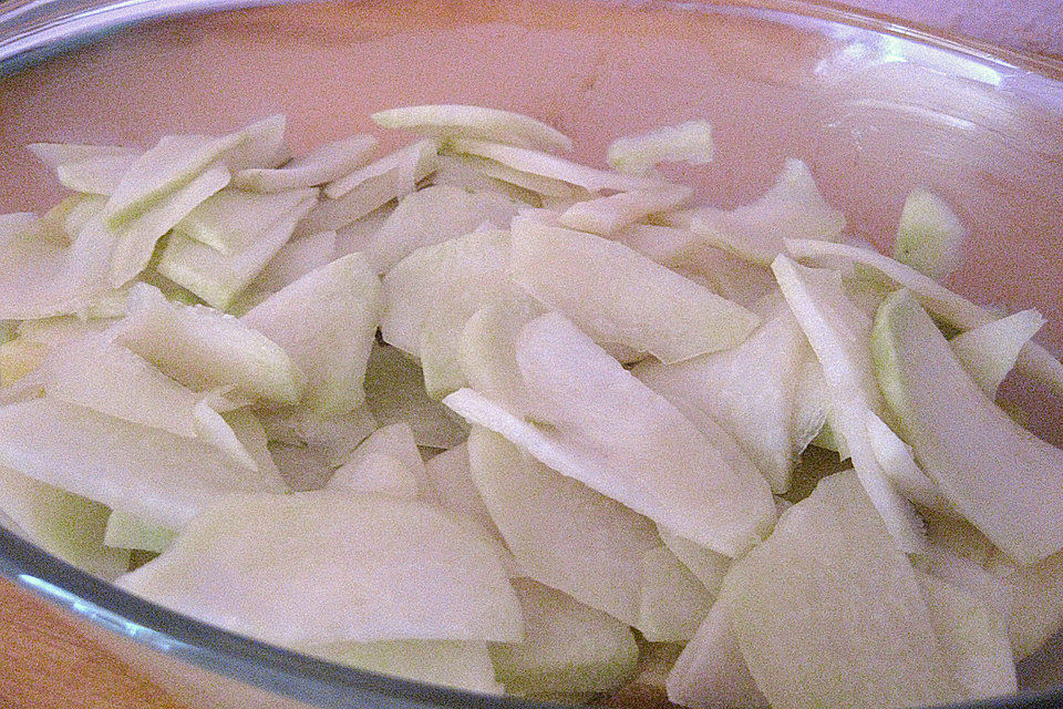 Überkrustete Kohlrabi Überkrustete Kohlrabi