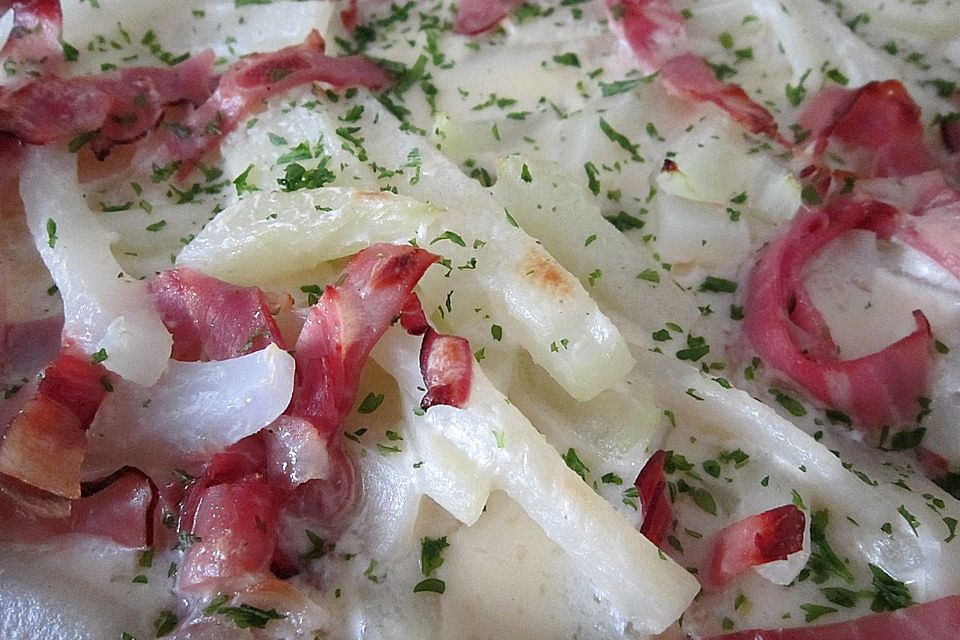 Überkrustete Kohlrabi Überkrustete Kohlrabi