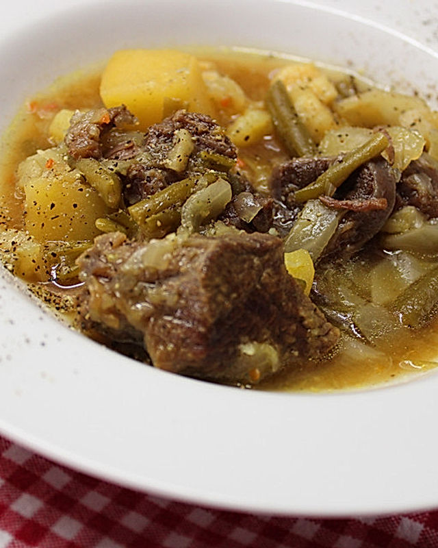 Töginger Irish Stew  aus dem Römertopf