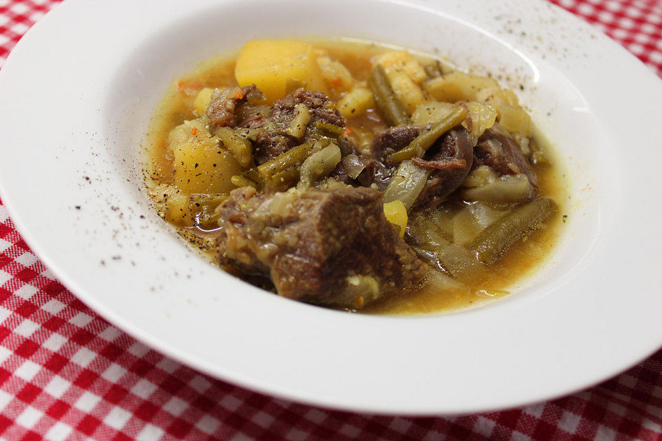 Töginger Irish Stew  aus dem Römertopf