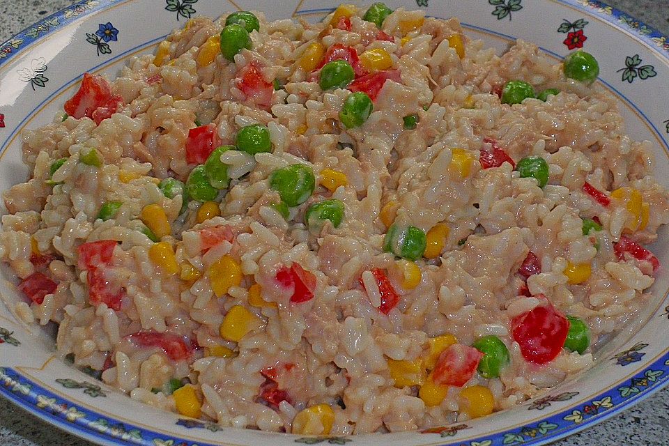 Ampel - Reissalat mit Thunfisch