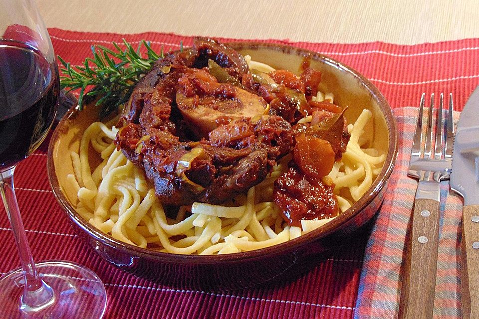 Ossobuco à la Annette im Römertopf