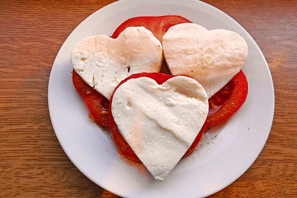 Tomaten - Mozzarella - Salat