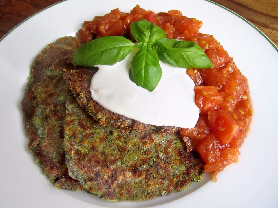 Mohn - Zucchinifrikadellen mit Zimttomaten von msdeluxe| Chefkoch