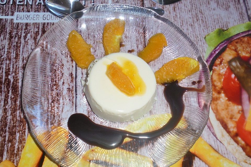 Orangen-Panna cotta