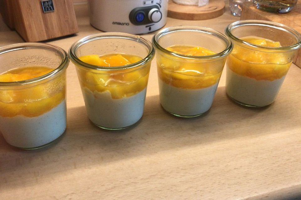 Orangen-Panna cotta