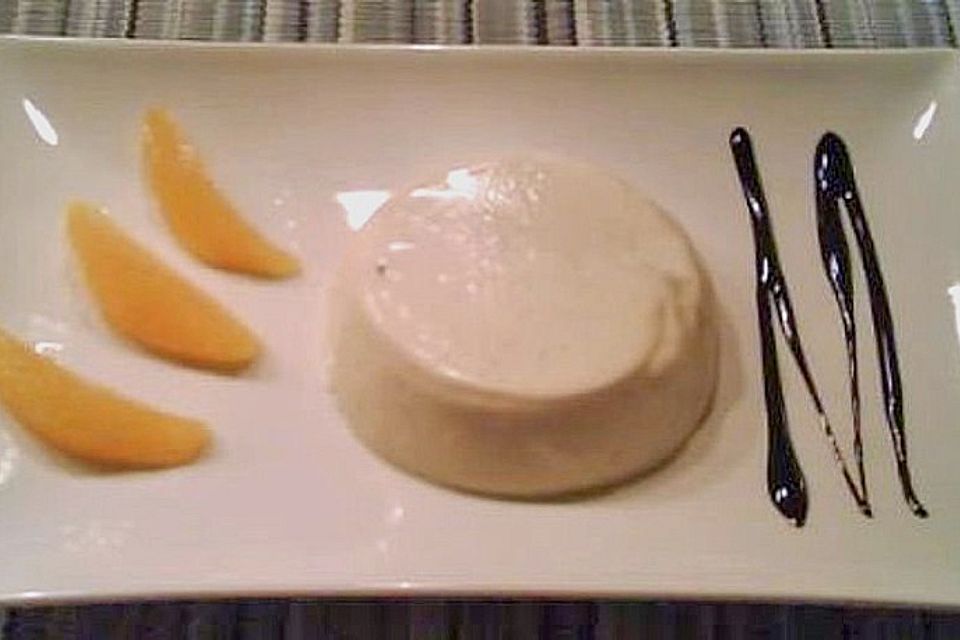 Orangen-Panna cotta