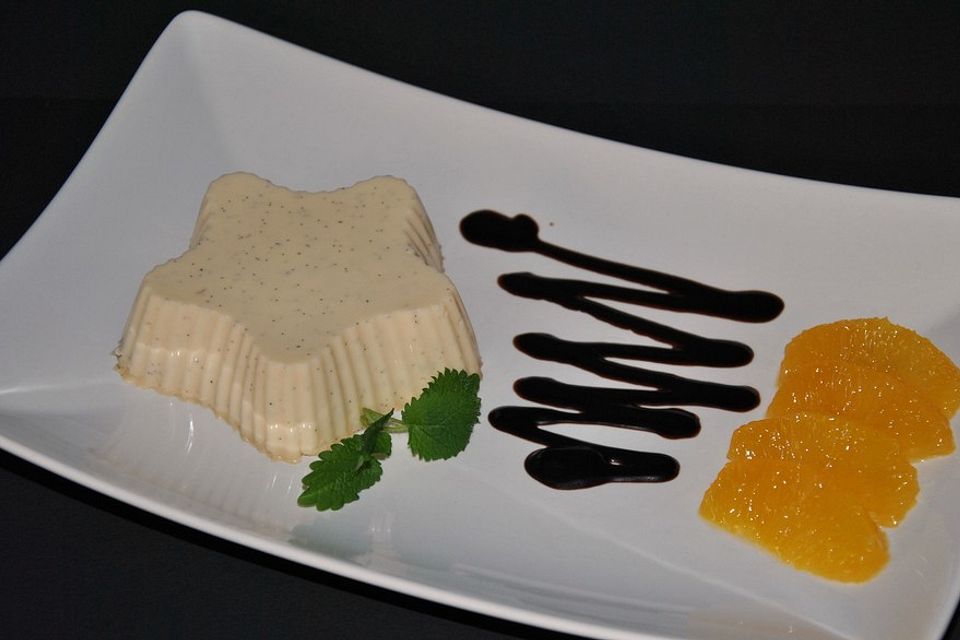 Orangen-Panna cotta