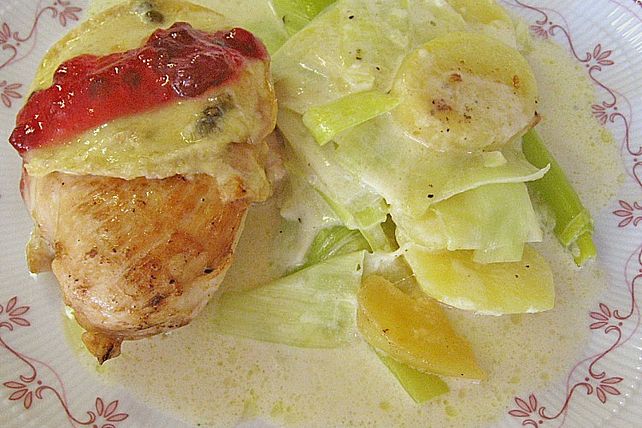 Geflügelauflauf mit Camemberthaube von Christel21| Chefkoch