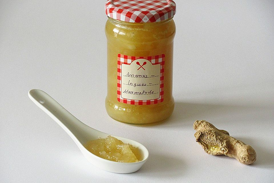 Ananas - Ingwer - Marmelade