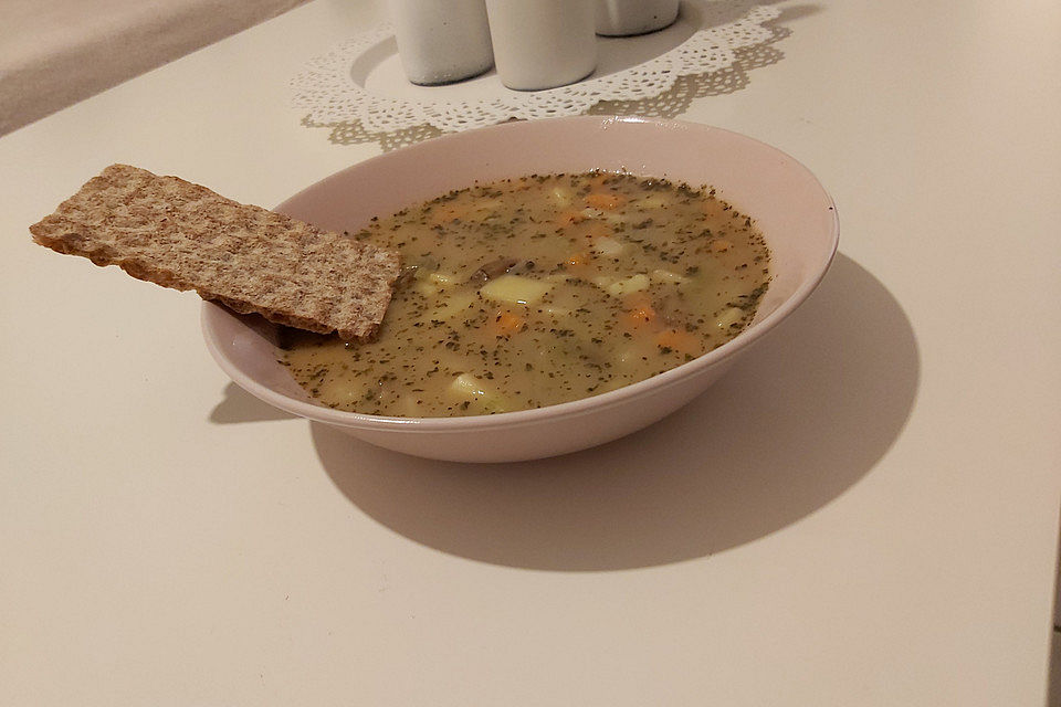 Böhmische Kartoffelsuppe