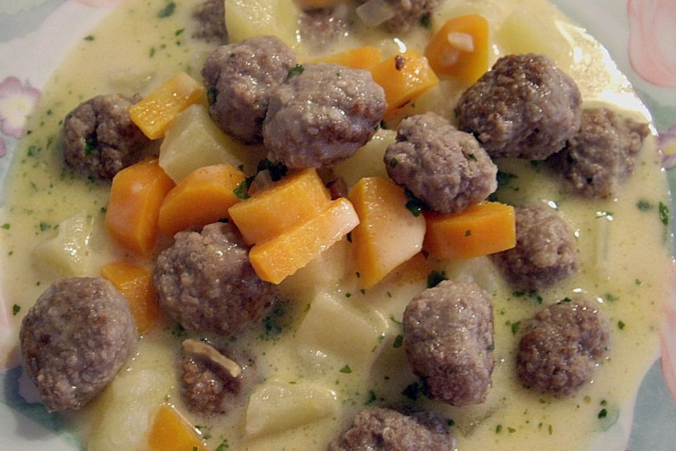 Böhmische Kartoffelsuppe