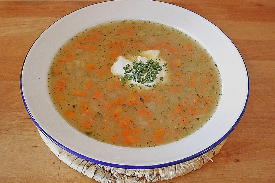 Böhmische Kartoffelsuppe