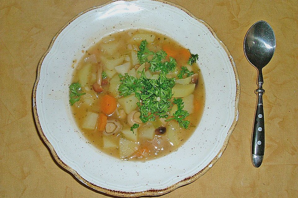 Böhmische Kartoffelsuppe