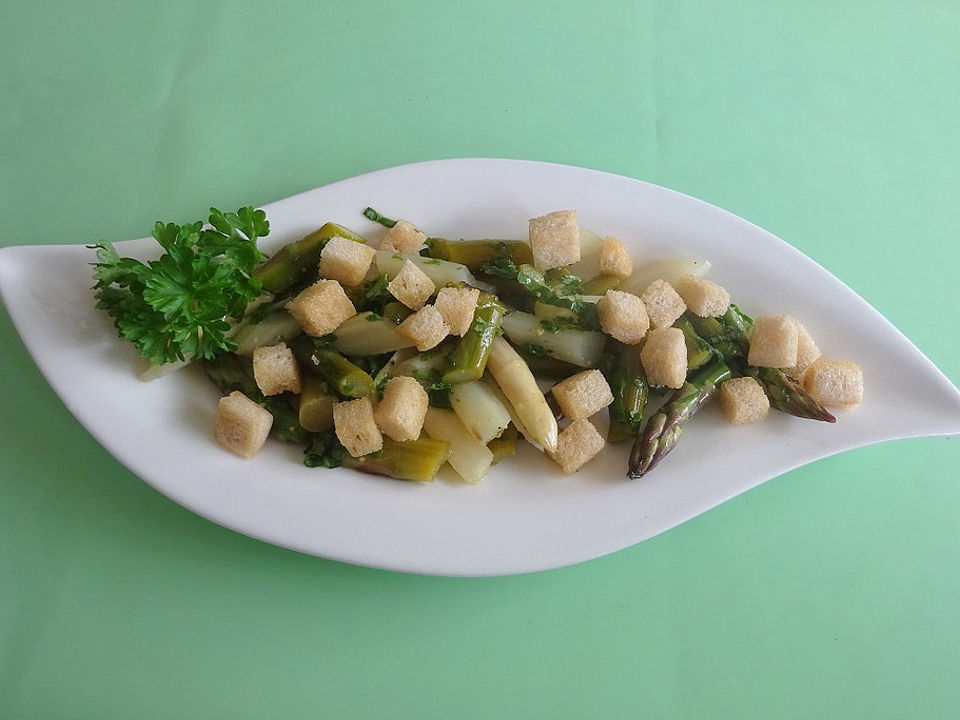 Spargelsalat grün-weiß von sandor| Chefkoch