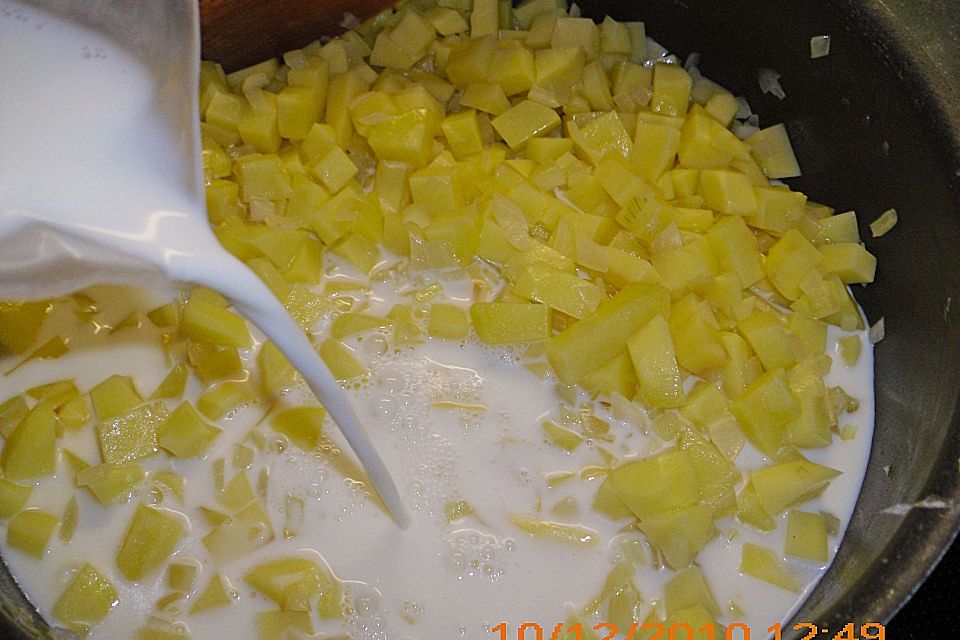 Senfsuppe mit Kartoffeln Senfsuppe mit Kartoffeln