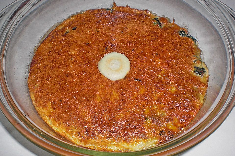 Pastinaken-Spinat-Gratin