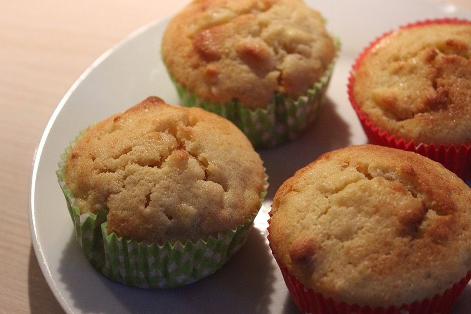 Apfel-Marzipan-Muffins