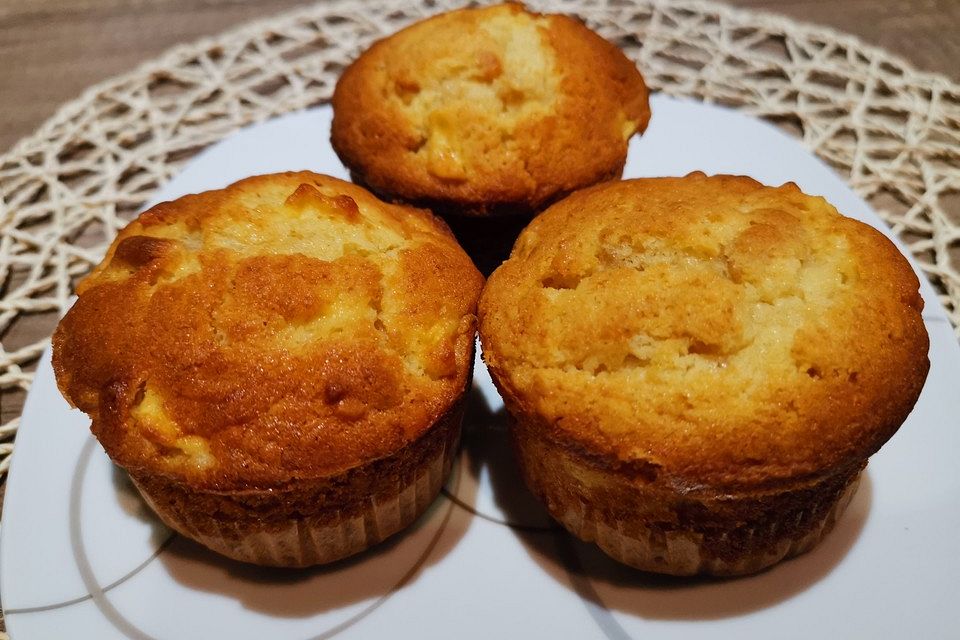 Apfel-Marzipan-Muffins