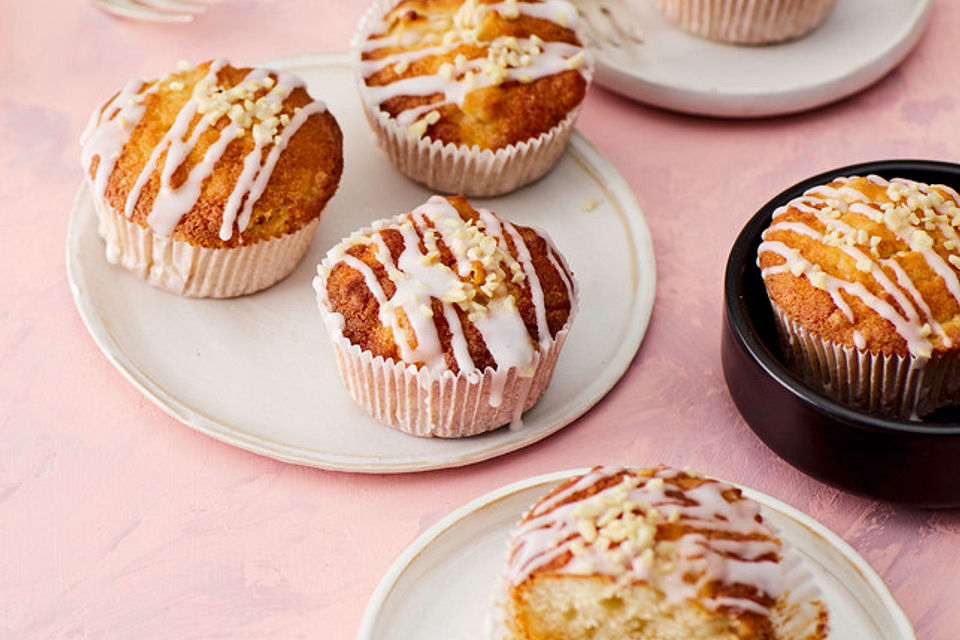 Apfel-Marzipan-Muffins