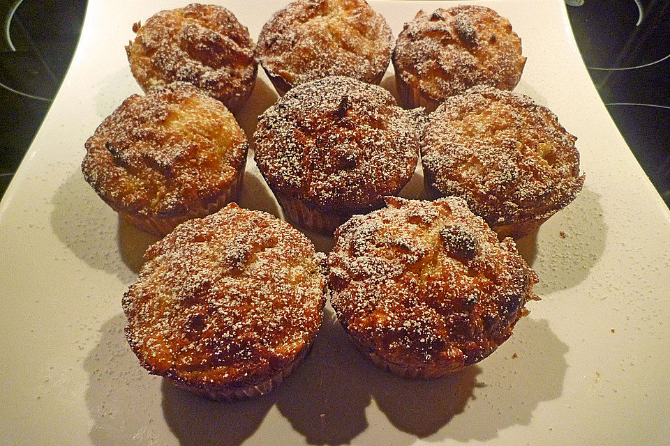 Apfel-Marzipan-Muffins