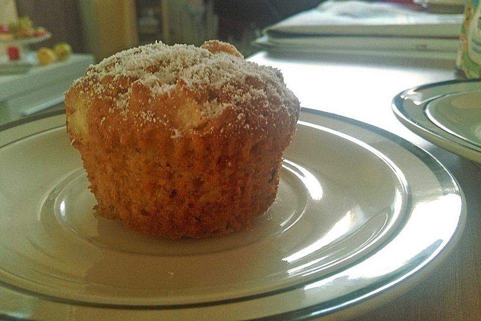 Apfel-Marzipan-Muffins