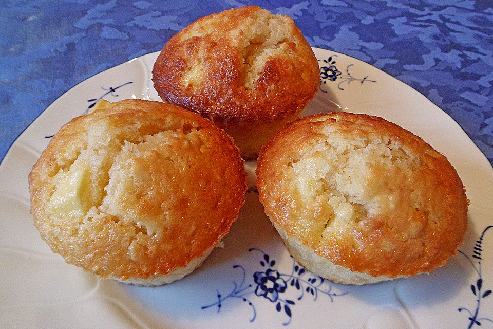 Apfel-Marzipan-Muffins