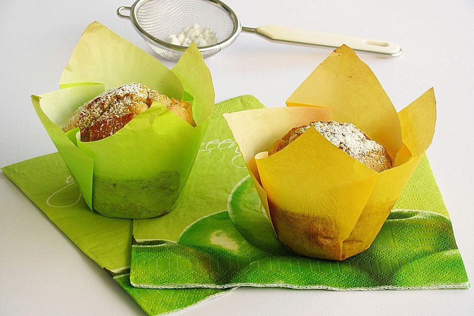 Apfel-Marzipan-Muffins