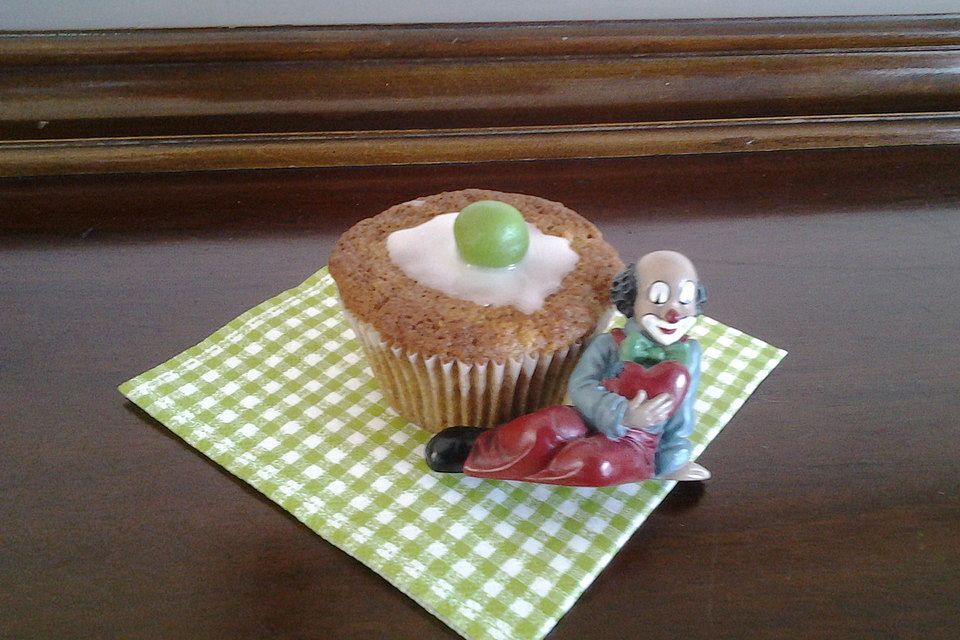 Apfel-Marzipan-Muffins