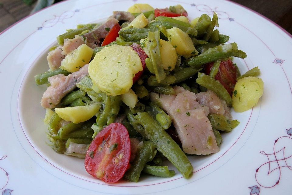 Bohnen - Matjes - Salat