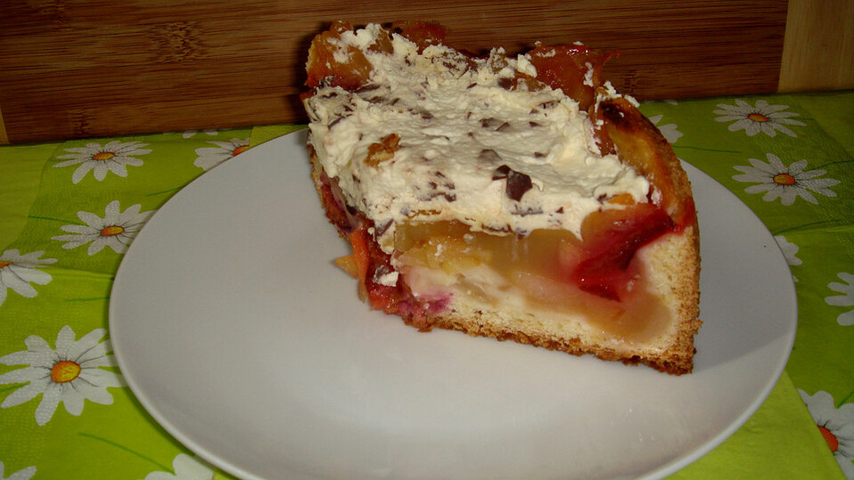 Apfelkuchen mit Sahnehaube von hexli